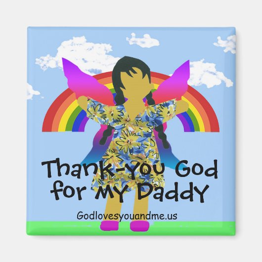 Aimant Dieu merci pour mon papa (Devant)
