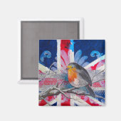 Aimant Dieu sauve la reine (Recto/Verso)