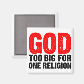 AIMANT DIEU TROP GRAND POUR UNE RELIGION (Recto/Verso)