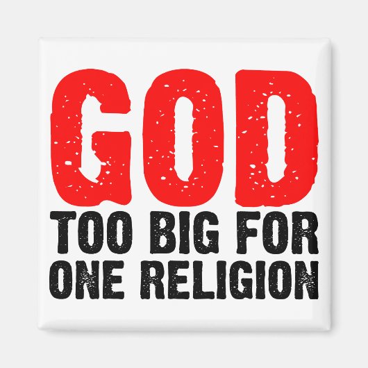 AIMANT DIEU TROP GRAND POUR UNE RELIGION (Devant)