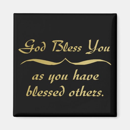 Aimant Dieu vous bénisse comme vous avez béni les autres (Devant)