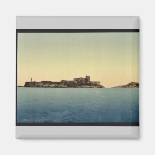 Aimant d'If de château, de la mer, vin de Marseille,