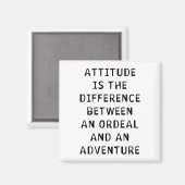 Aimant Différence d'attitude (Recto/Verso)