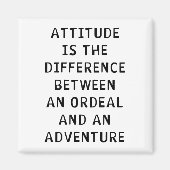 Aimant Différence d'attitude (Devant)