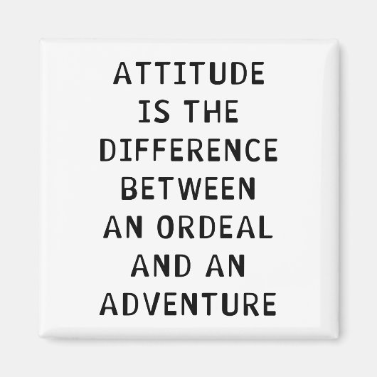 Aimant Différence d'attitude (Devant)