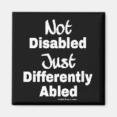 Aimant Différent Abled (Devant)