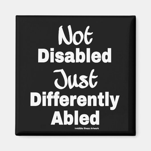 Aimant Différent Abled (Devant)