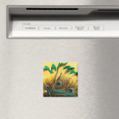 Aimant Différentes plumes de paon (In Situ (Lave-vaisselle))