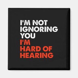 Aimant Difficile à entendre Amusant ASL Langue des signes