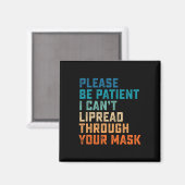 Aimant Difficile d'oreille ASL Signal Auditif Handicapé S (Recto/Verso)