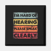 Aimant Difficile d'oreille sourde déficient auditif ASL S (Devant)