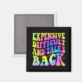 Aimant Difficile Et Parle Retour Mères Fête Mère Vie (Recto/Verso)