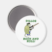 Aimant Dillos Rock et Roll (Recto/Verso)