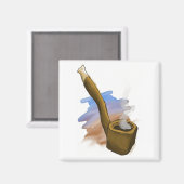 Aimant d'illustration de tuyau lunaire (Recto/Verso)