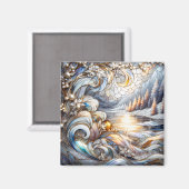 Aimant d'Imaginaire d'hiver (Recto/Verso)