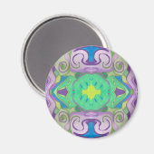 Aimant d'Imaginaire vert pourpre (Recto/Verso)