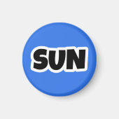 Aimant dimanche (Devant)