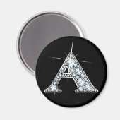Aimant d'impression à bille de diamant "A" (Recto/Verso)
