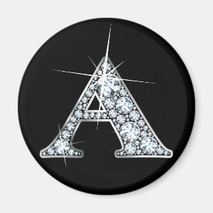 Aimant d'impression à bille de diamant "A"