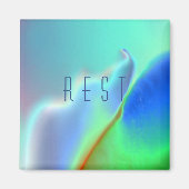 Aimant d'impression coloré "Repos" (Devant)