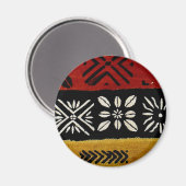 Aimant d'impression en tissu de boue africain (Recto/Verso)