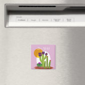 Aimant d'impression original Stay Wild Cactus (In Situ (Lave-vaisselle))