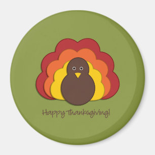 Aimant Dinde de Thanksgiving