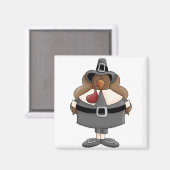 Aimant dinde pèlerine (Recto/Verso)