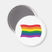 Aimant d'indicateur de mouvement gay pride (Recto/Verso)