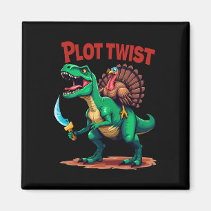 Aimant Dindon à rebondissement montant dinosaure T-Rex dr