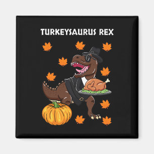Aimant Dindonosaure Rex Jour de Thanksgiving Dinosaure Di
