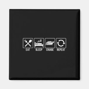 Aimant Dîner Croisière Sleep Répéter Vacances Croisière F