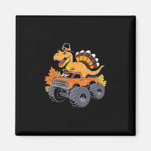 Aimant Dîner d'Action de grâce dinosaure garçons enfants