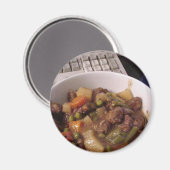 Aimant Dîner de Cuisine de boeuf à vapeur (Recto/Verso)