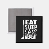 Aimant Dîner Golf Répéter (Recto/Verso)