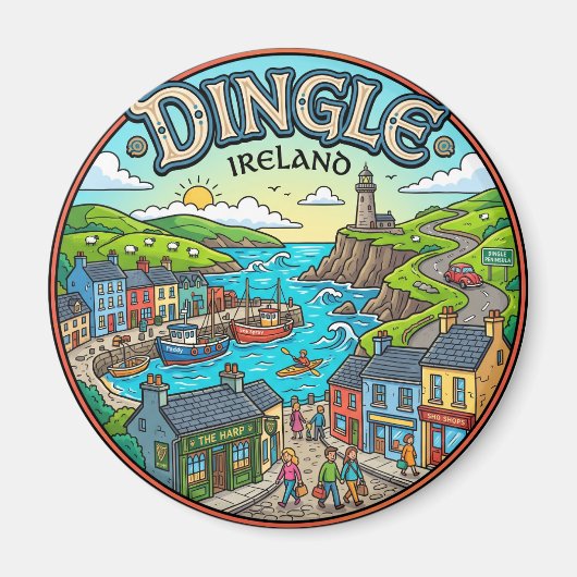Aimant Dingle Irlande (Devant)