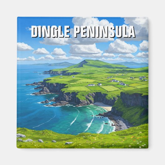 Aimant Dingle Peninsula Irlande Voyage (Devant)