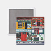 Aimant Dingle Pubs Collage, Irish Magnet. Irlande (Recto/Verso)