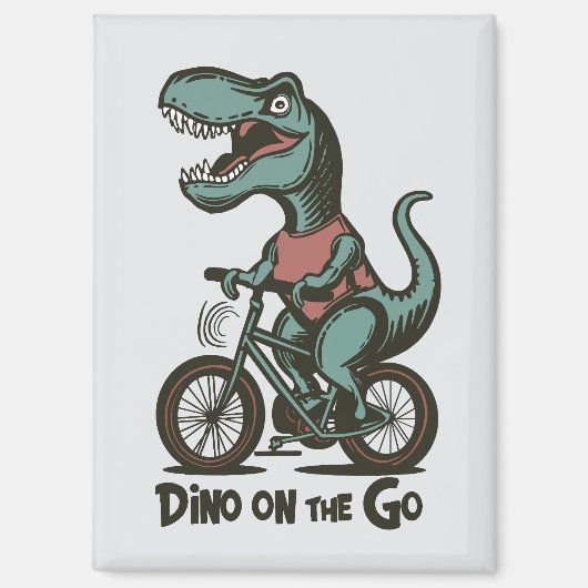 Aimant Dino en route (Recto)