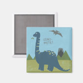 Aimant Dino-mite Dinosaur (Recto/Verso)