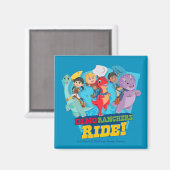 Aimant Dino Ranch | Les Ranchers Ride ! (Recto/Verso)