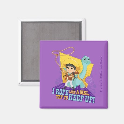 Aimant Dino Ranch | Min et Clover (Recto/Verso)