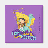 Aimant Dino Ranch | Min et Clover (Devant)