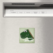 Aimant Dinosaur Animé Afficher votre oeuvre pour enfants (In Situ (Lave-vaisselle))