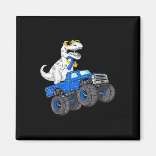Aimant Dinosaur équitation Camion World Down Syndrome Jou
