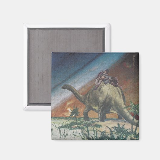 Aimant Dinosaur nap - (Recto/Verso)