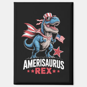 Aimant Dinosaure 4 juillet Amerisaurus T Rex Drôle