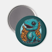 Aimant Dinosaure Bébé mignon (Recto/Verso)