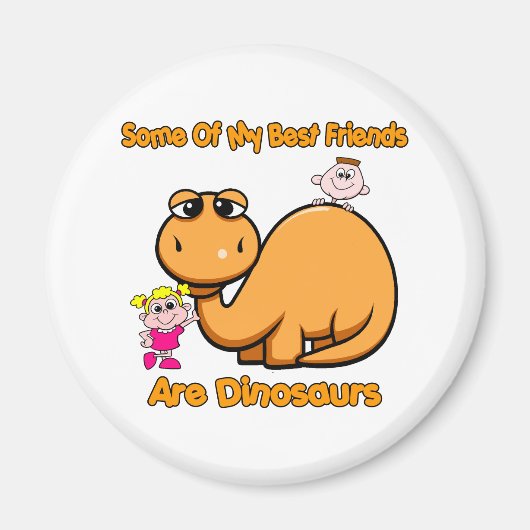 Aimant Dinosaure Best Friends (Devant)