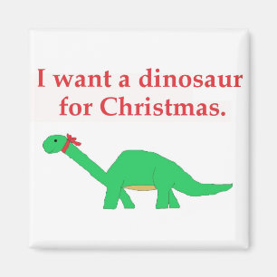 Aimant dinosaure de Noël